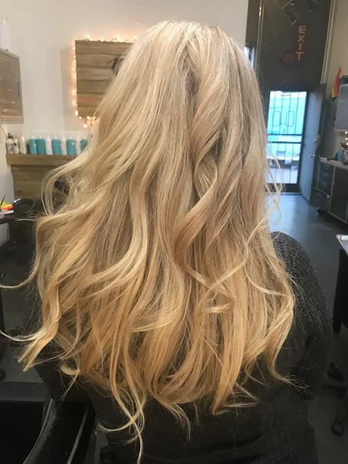 Hair Extensions photo, Denver Colorado. All tape in Hair Extensions, mostly for illness and body. Th(..)